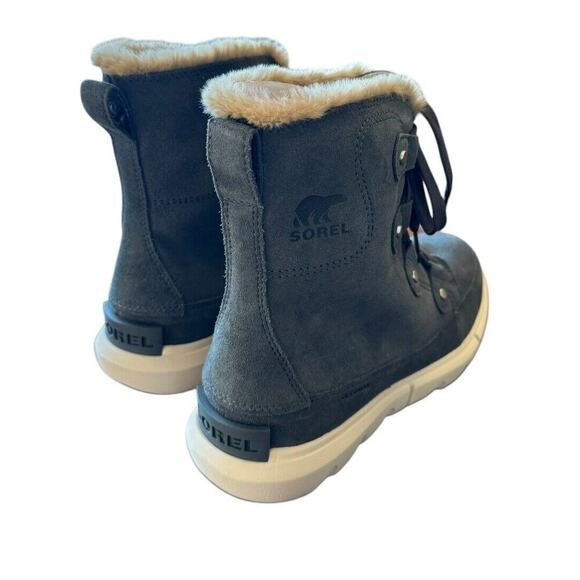 Sorel NEW Explorer Next Joan Waterproof Boots Women’s US 9.5 Gray Insulated - Picture 3 of 10
